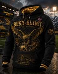 Felpa con cappuccio a maniche lunghe da calcio Norway Uomo Bodø/Glimt