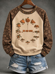 Felpa con maniche raglan casual da donna di stagione e vacanza