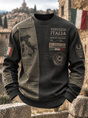 Felpa lavorata a maglia per veterani italiani