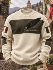 Felpa in maglia waffle honor,