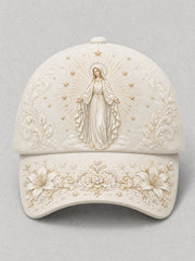 Cappellino unisex con stampa artistica sulla Fede nell’Assunzione di Maria