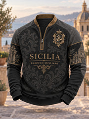 Zip quarto maschile Sicilian Heritage Club